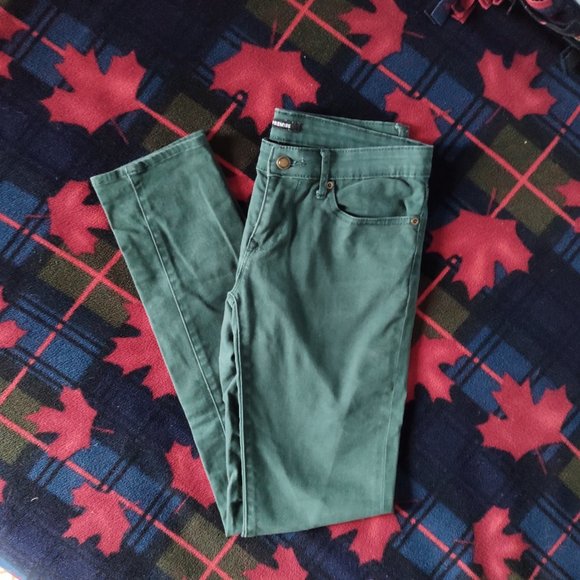 Premise Green Coloured Skinny Jeans - Picture 3 of 8